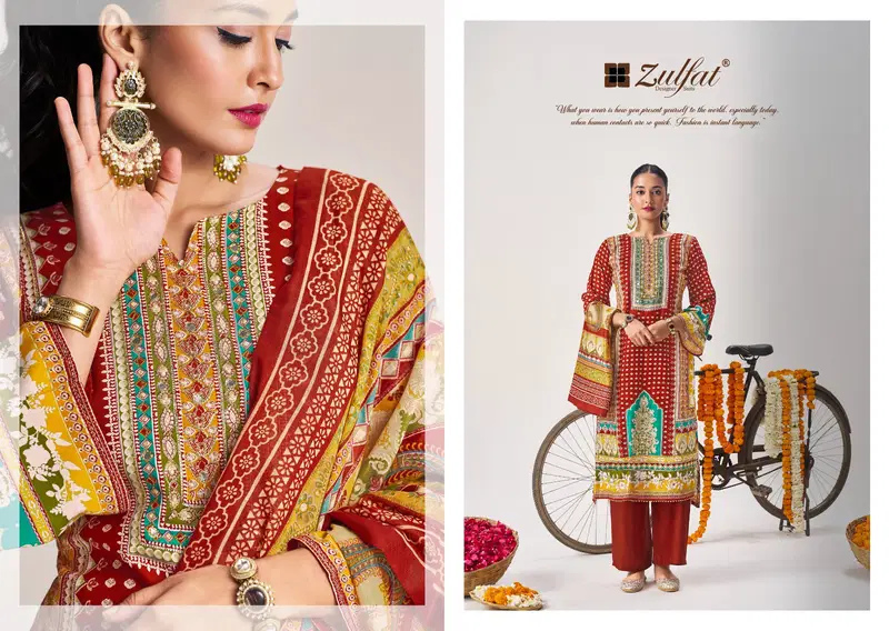 Aayat Vol 14 by Zulfat  Digital Printed Dress Material Collection